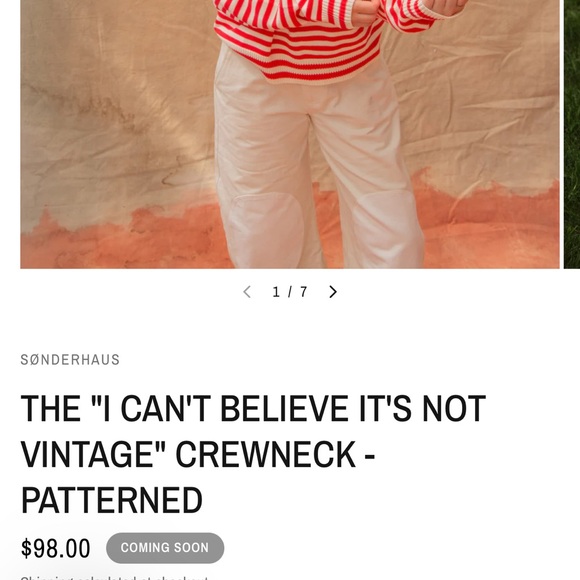 Sonderhaus Oversized Striped Sweater - Picture 4 of 4